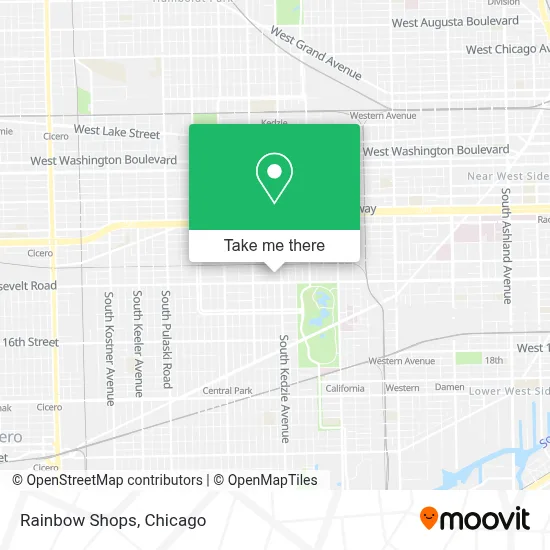 Rainbow Shops map