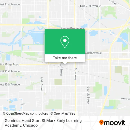 Geminus Head Start St Mark Early Learning Academy map
