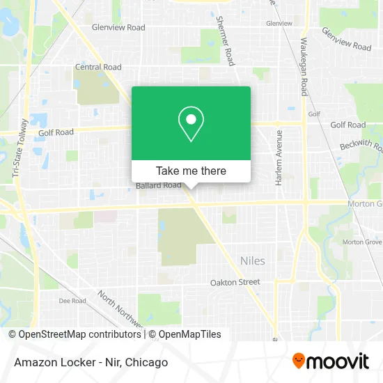 Amazon Locker - Nir map