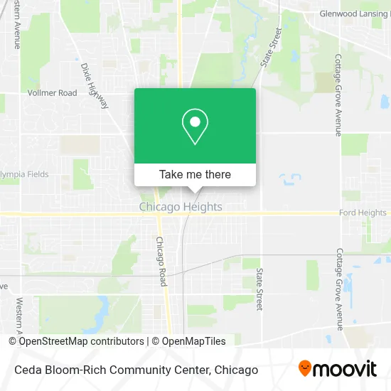 Ceda Bloom-Rich Community Center map