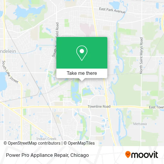 Power Pro Appliance Repair map
