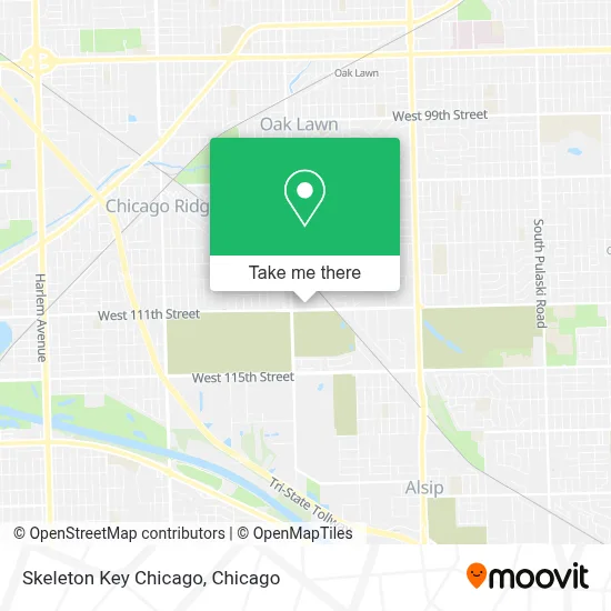 Skeleton Key Chicago map