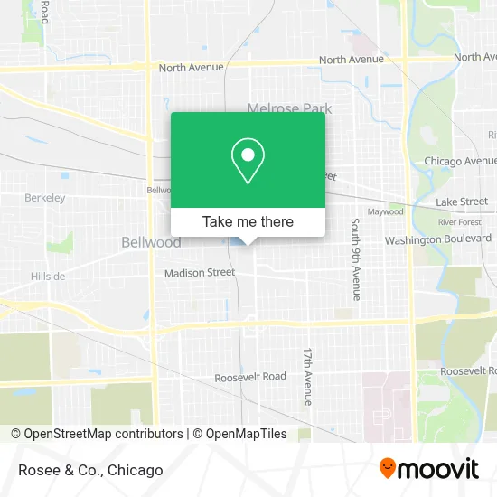 Rosee & Co. map