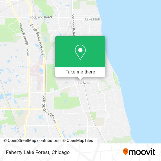 Faherty Lake Forest map
