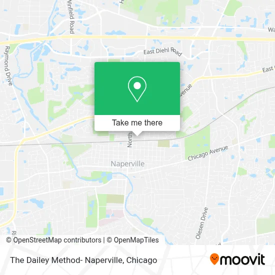 The Dailey Method- Naperville map