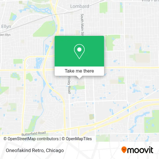 Oneofakind Retro map