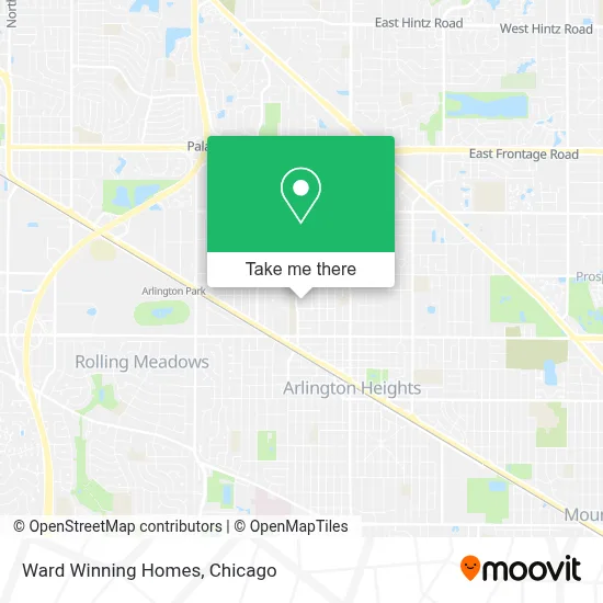 Ward Winning Homes map
