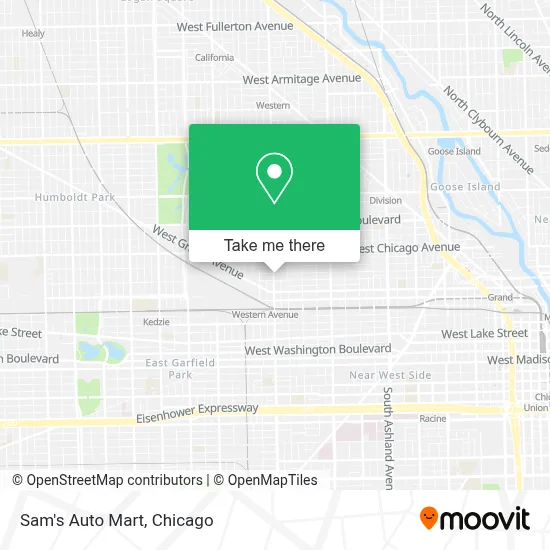 Sam's Auto Mart map