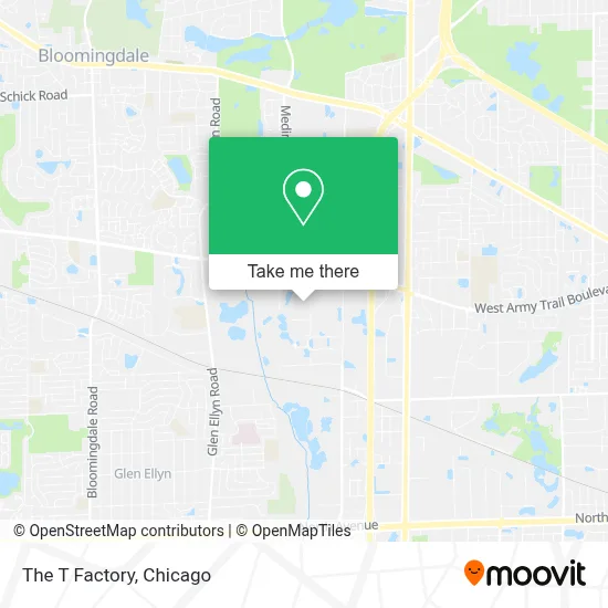 The T Factory map