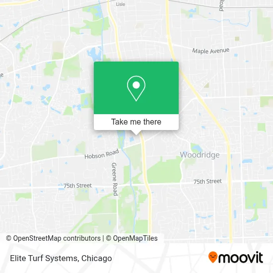 Elite Turf Systems map