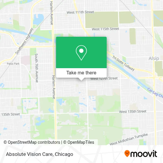 Absolute Vision Care map