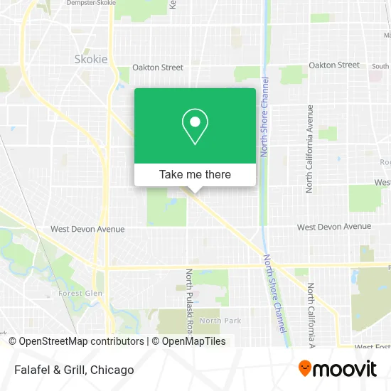 Falafel & Grill map