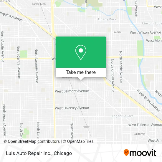 Luis Auto Repair Inc. map