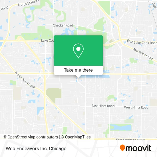 Web Endeavors Inc map