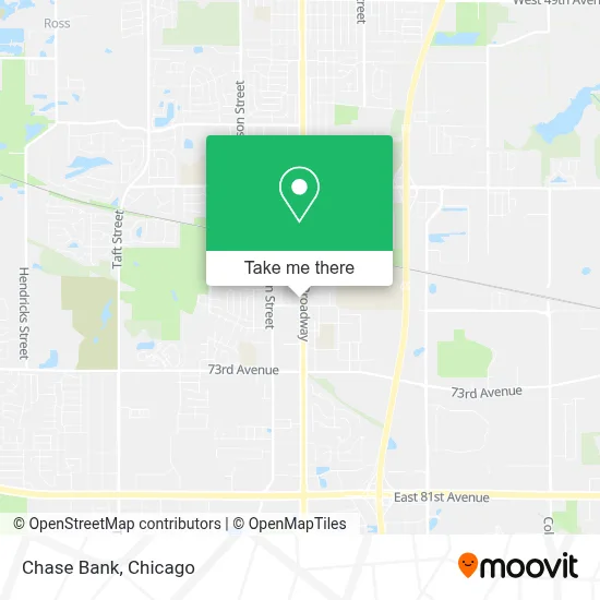 Chase Bank map
