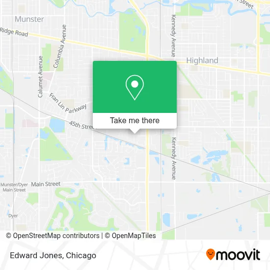 Edward Jones map