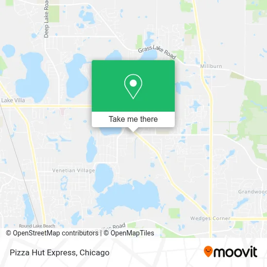 Pizza Hut Express map