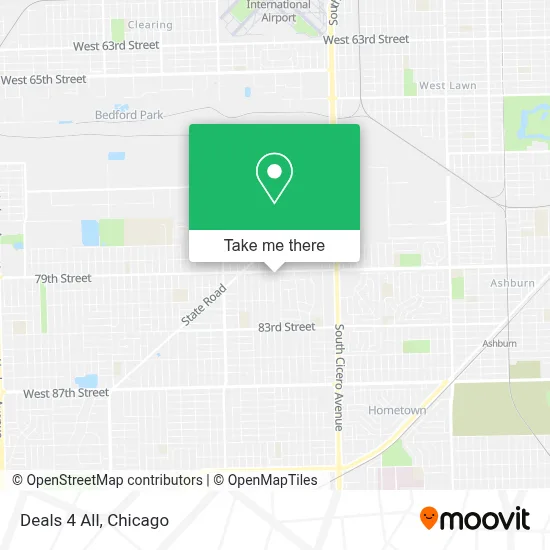 Deals 4 All map