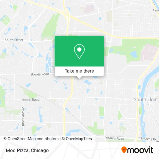 Mod Pizza map