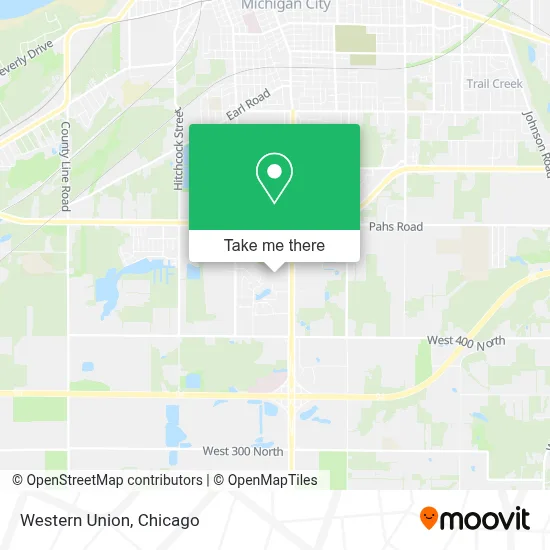 Western Union map