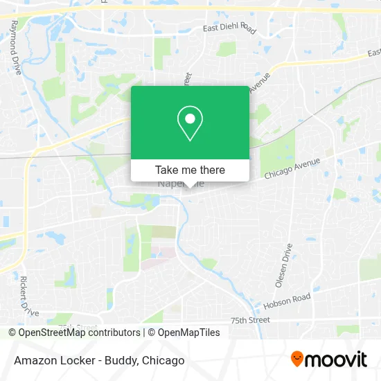Amazon Locker - Buddy map
