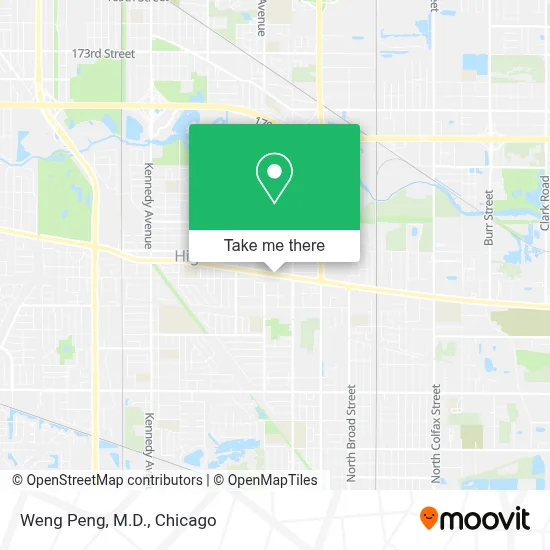 Weng Peng, M.D. map