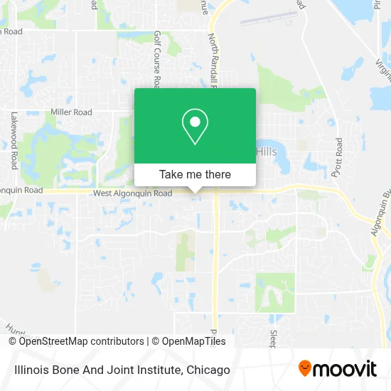 Illinois Bone And Joint Institute map