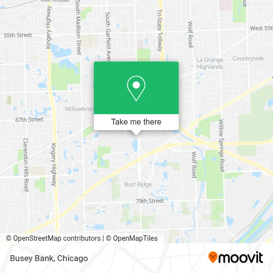 Busey Bank map