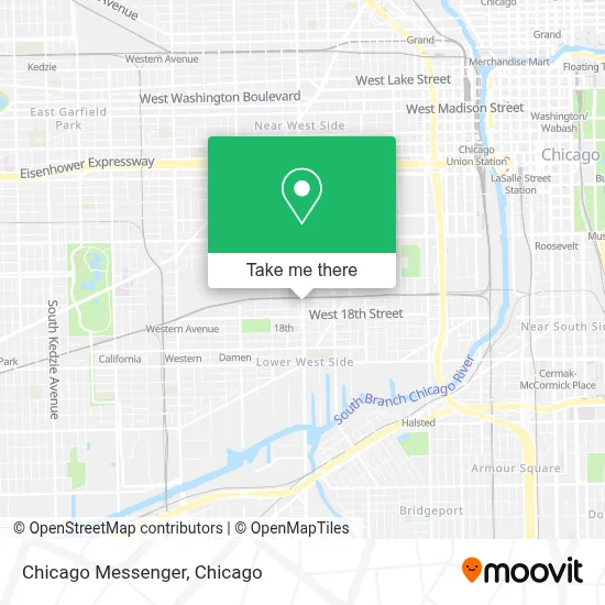 Chicago Messenger map