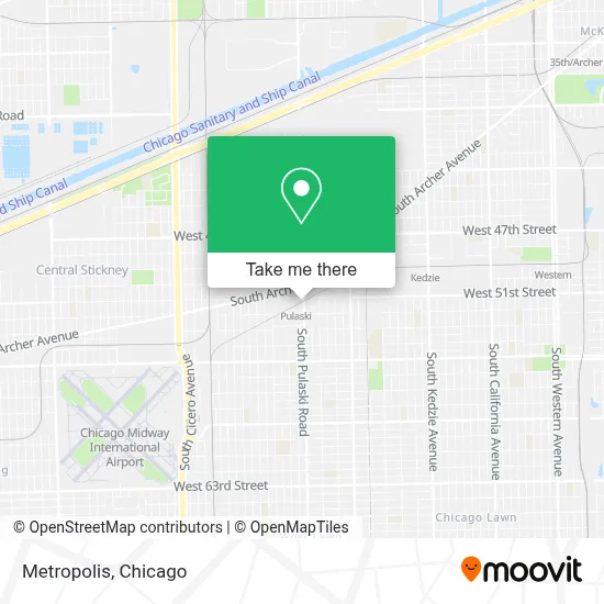 Metropolis map