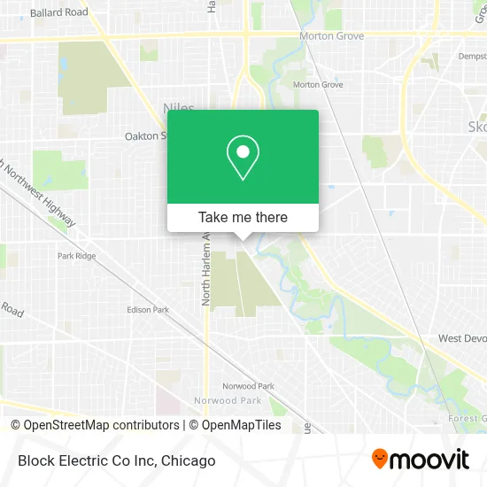 Block Electric Co Inc map