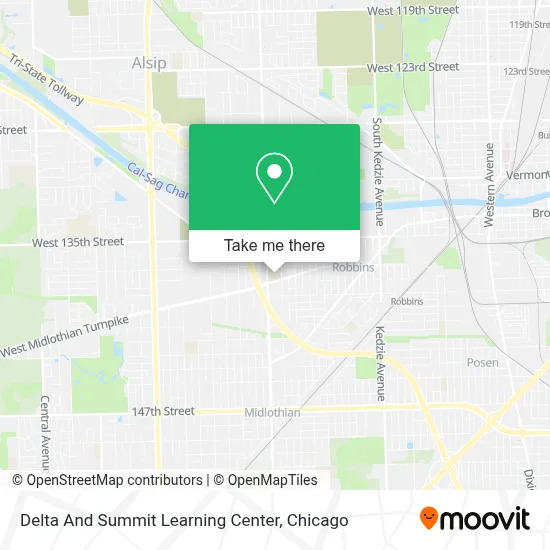 Delta And Summit Learning Center map