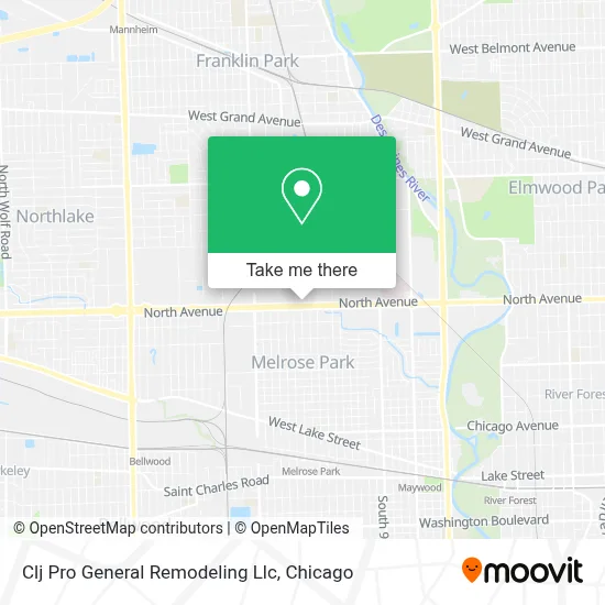 Clj Pro General Remodeling Llc map