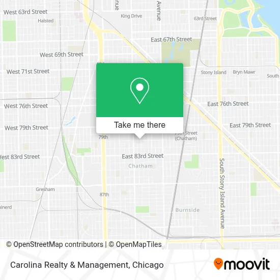 Carolina Realty & Management map