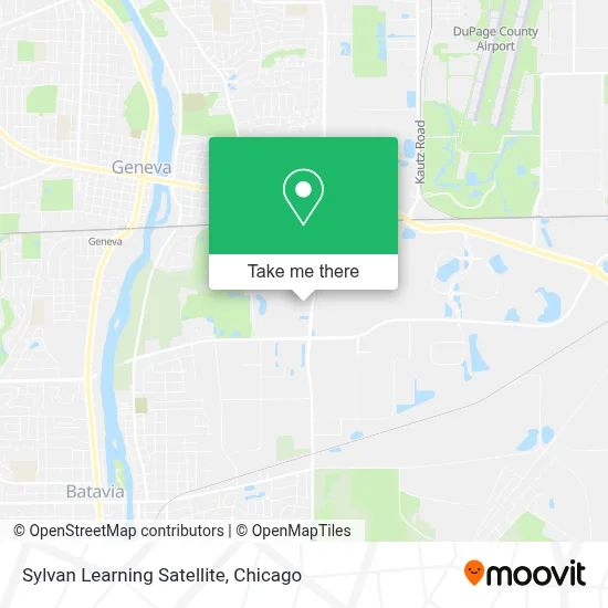 Sylvan Learning Satellite map