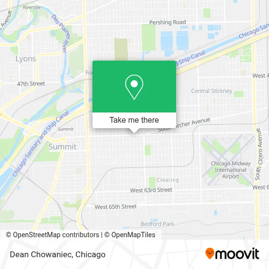 Dean Chowaniec map