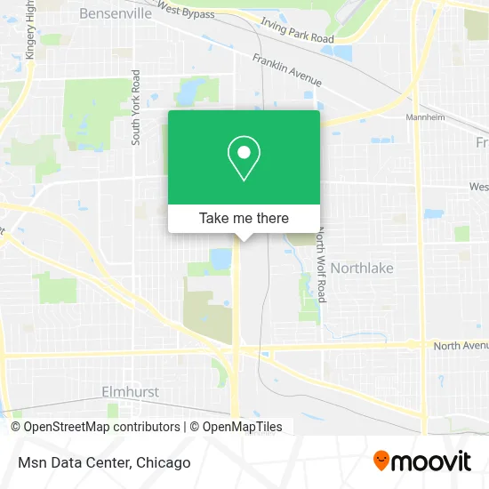 Msn Data Center map