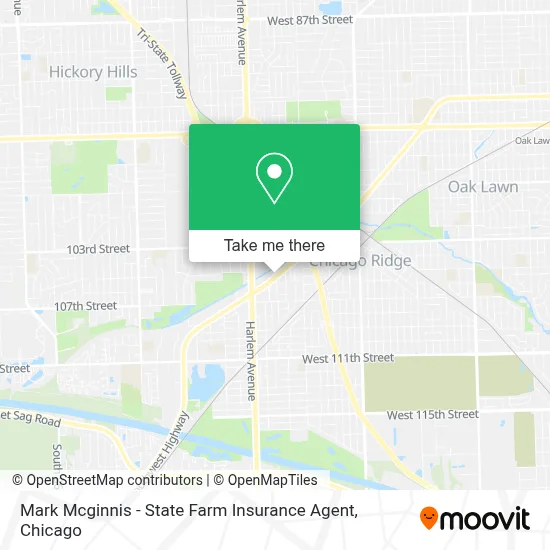 Mark Mcginnis - State Farm Insurance Agent map