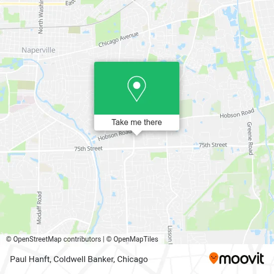 Paul Hanft, Coldwell Banker map