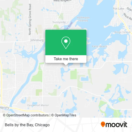 Bells by the Bay map