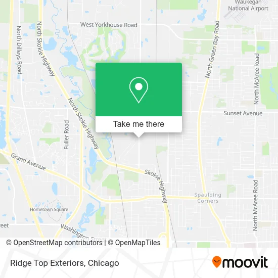 Ridge Top Exteriors map
