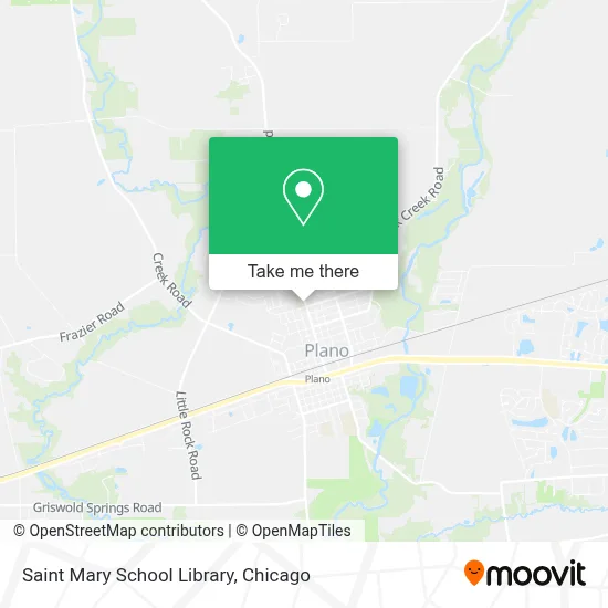 Saint Mary School Library map
