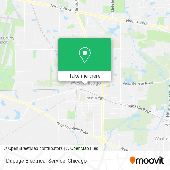 Dupage Electrical Service map