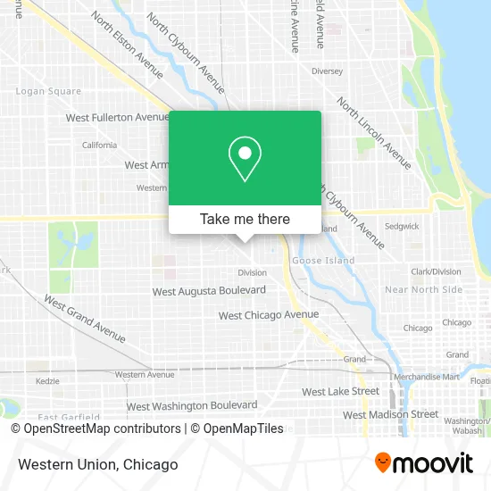 Western Union map