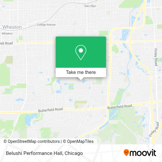 Belushi Performance Hall map