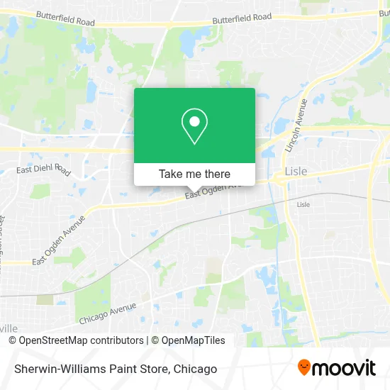 Sherwin-Williams Paint Store map