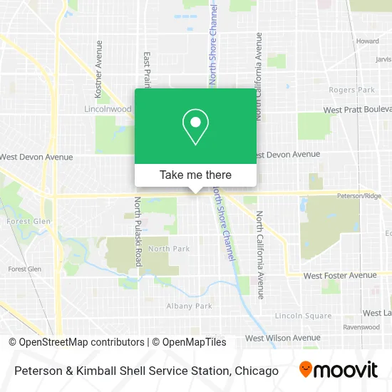 Peterson & Kimball Shell Service Station map