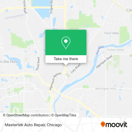 Mastertek Auto Repair map