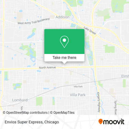 Envios Super Express map