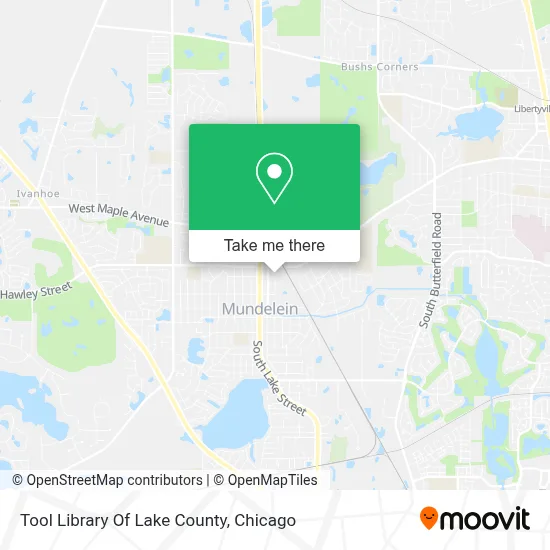 Tool Library Of Lake County map